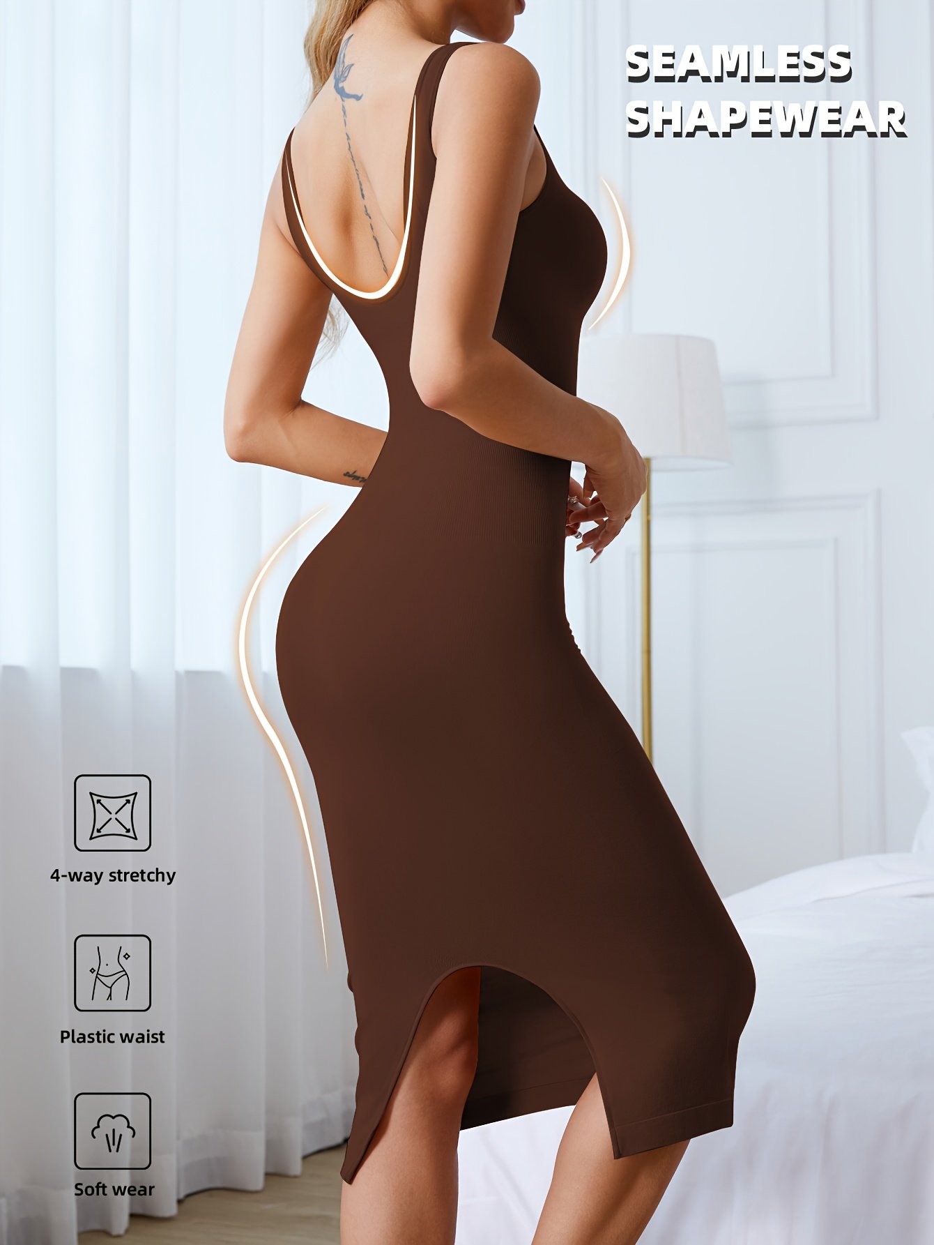 Women'S Body-Shaping Long Dress - Image 11
