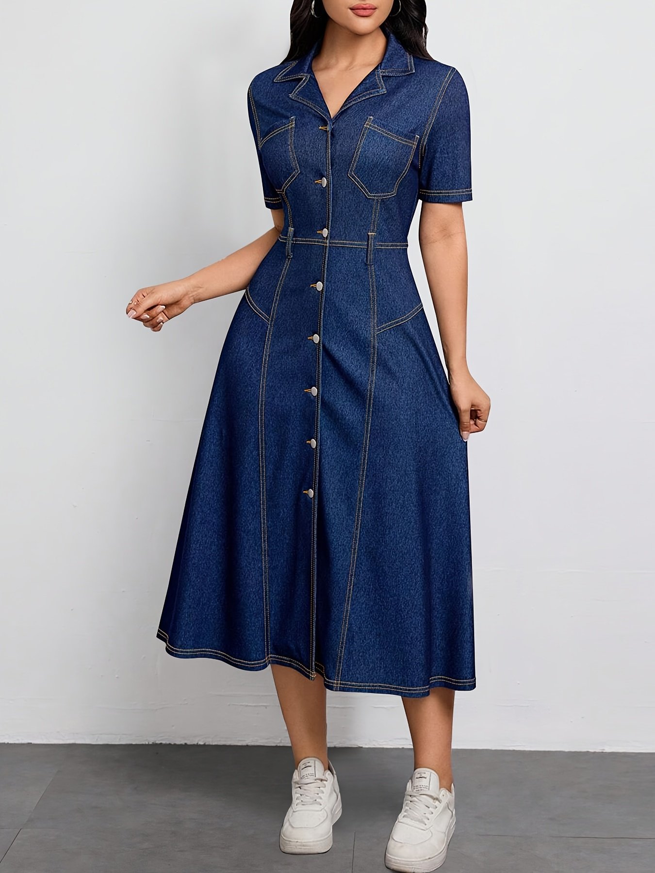 218666# Cross-border Women's Short Sleeve Dress